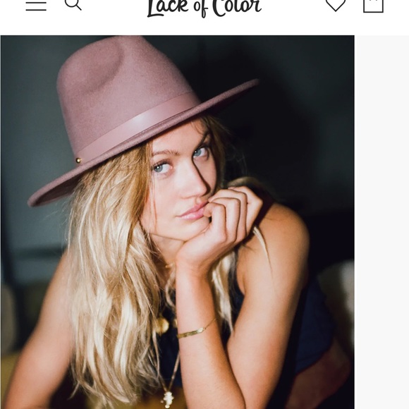 Lack of Color Fleur Hat Wool Brimmed Fedora Women’s - Picture 1 of 4